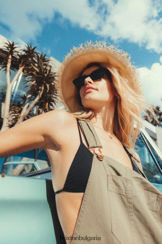 Brixton Жени опакована шапка с кофа на alice H002T4512 аксесоари тен