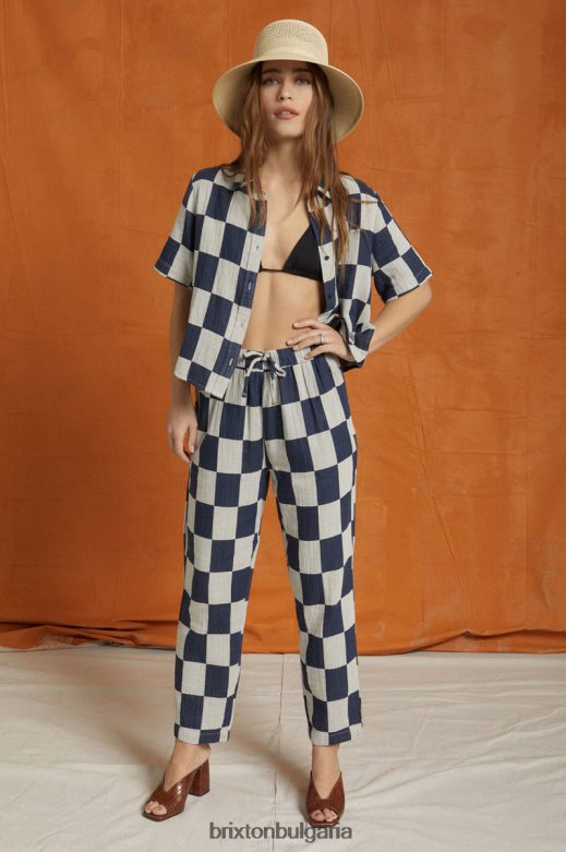 Brixton Жени панталон с шнур миконос H002T4467 облекло измит флот