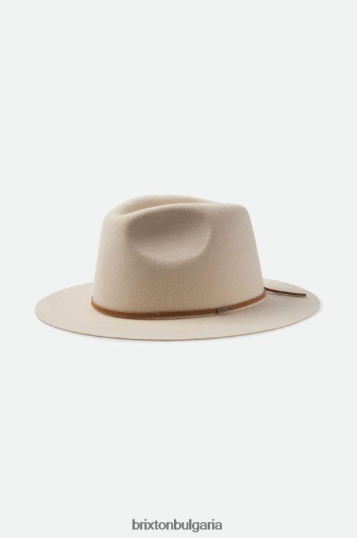 Brixton мъже уесли федора H002T4233 аксесоари бяла шапка