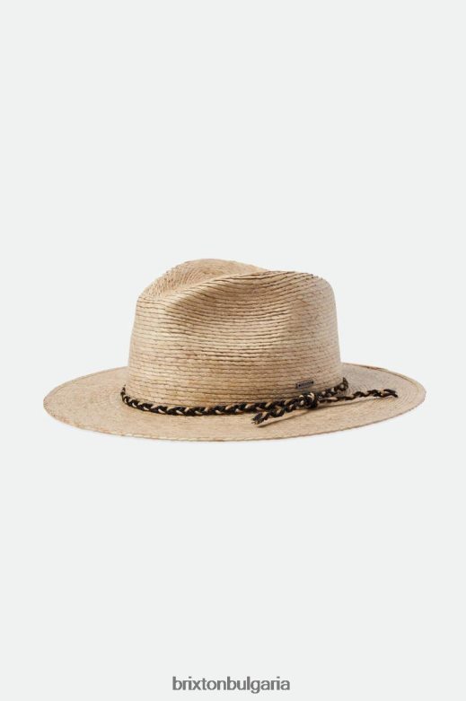 Brixton мъже messer western straw fedora H002T4178 аксесоари естествено