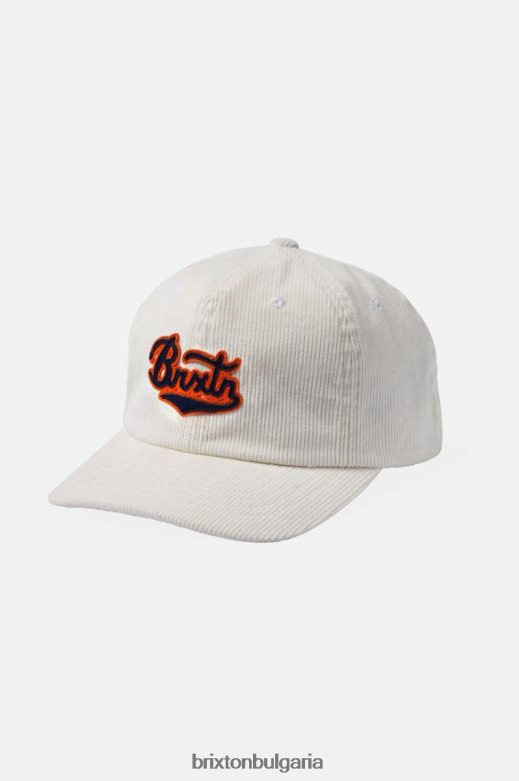 Brixton мъже Burt MP регулируема шапка H002T4263 аксесоари бял шнур