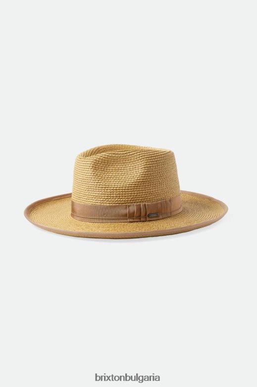 Brixton мъже рено сламена шапка H002T4190 аксесоари тен/тен