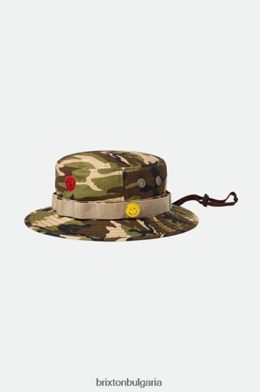 Brixton мъже обичам опаковаща се шапка с кофа H002T4313 аксесоари камуфлажен излишък