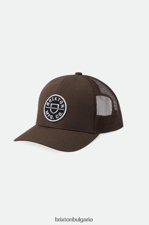 Brixton мъже шапка crest netplus mp шофьор на камион H002T4256 аксесоари тъмна земя