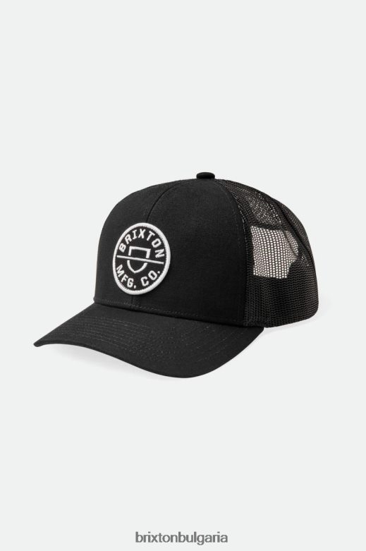 Brixton мъже шапка crest netplus mp шофьор на камион H002T4257 аксесоари черен
