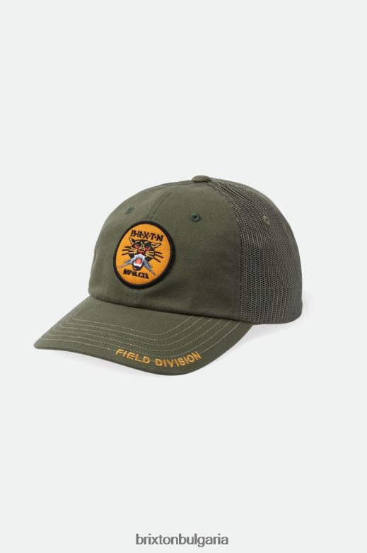 Brixton мъже искри lp шофьор на камион шапка H002T4268 аксесоари излишък от маслини