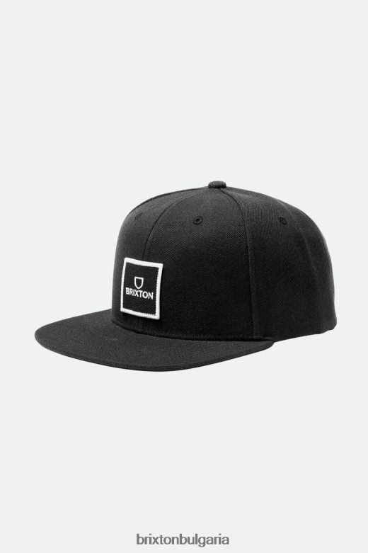 Brixton мъже алфа квадрат netlpus mp snapback H002T4286 аксесоари черен