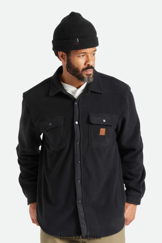 Brixton мъже bowery l/s арктически еластичен полар H002T421 облекло черен