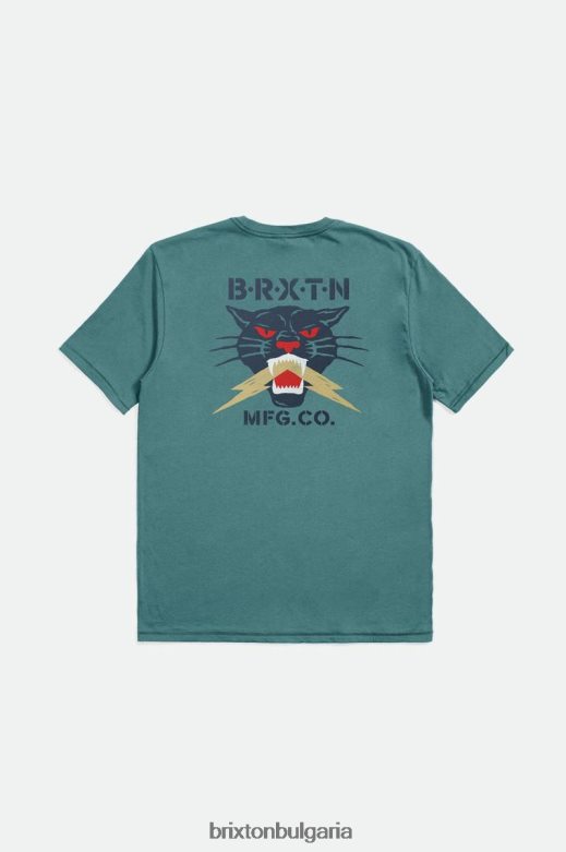 Brixton мъже sparks s/s тениска по поръчка H002T427 облекло смърч