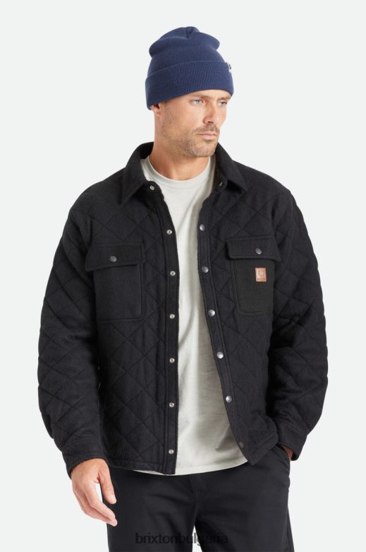 Brixton мъже ватирано поларено яке H002T4145 облекло черен